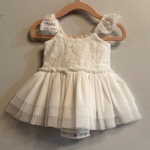 Noralee Camilla Tutu White - Size 3m